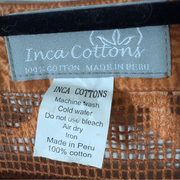 Inca Cotton Women’s Sleeveless Embossed Fringe Boho Gypsy Open Front Cardigan - Picture 4 of 9